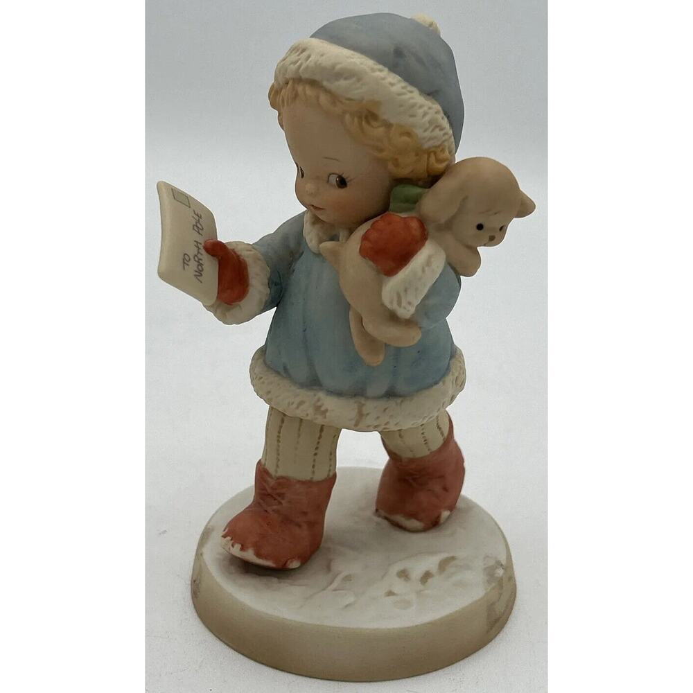 Enesco Memories Of Yesterday I Hope Santa is Home Figurine No Box SKU U228